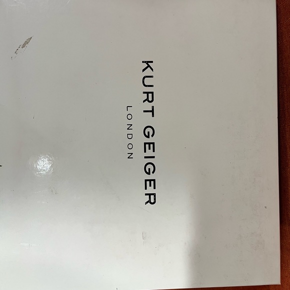 Kurt Geiger Black Snakeskin Boots with Gold Heel - Picture 4 of 10